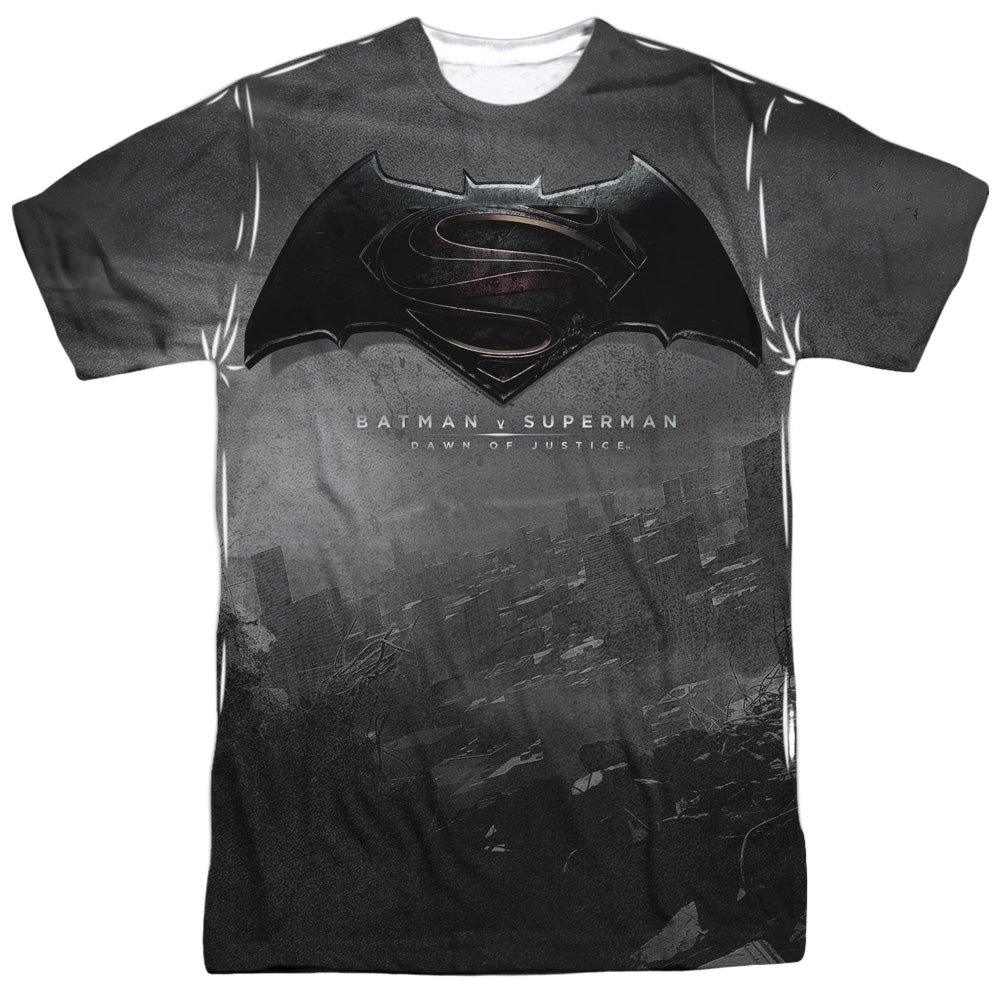 Batman v Superman Logo City - Men's All-Over Print T-Shirt