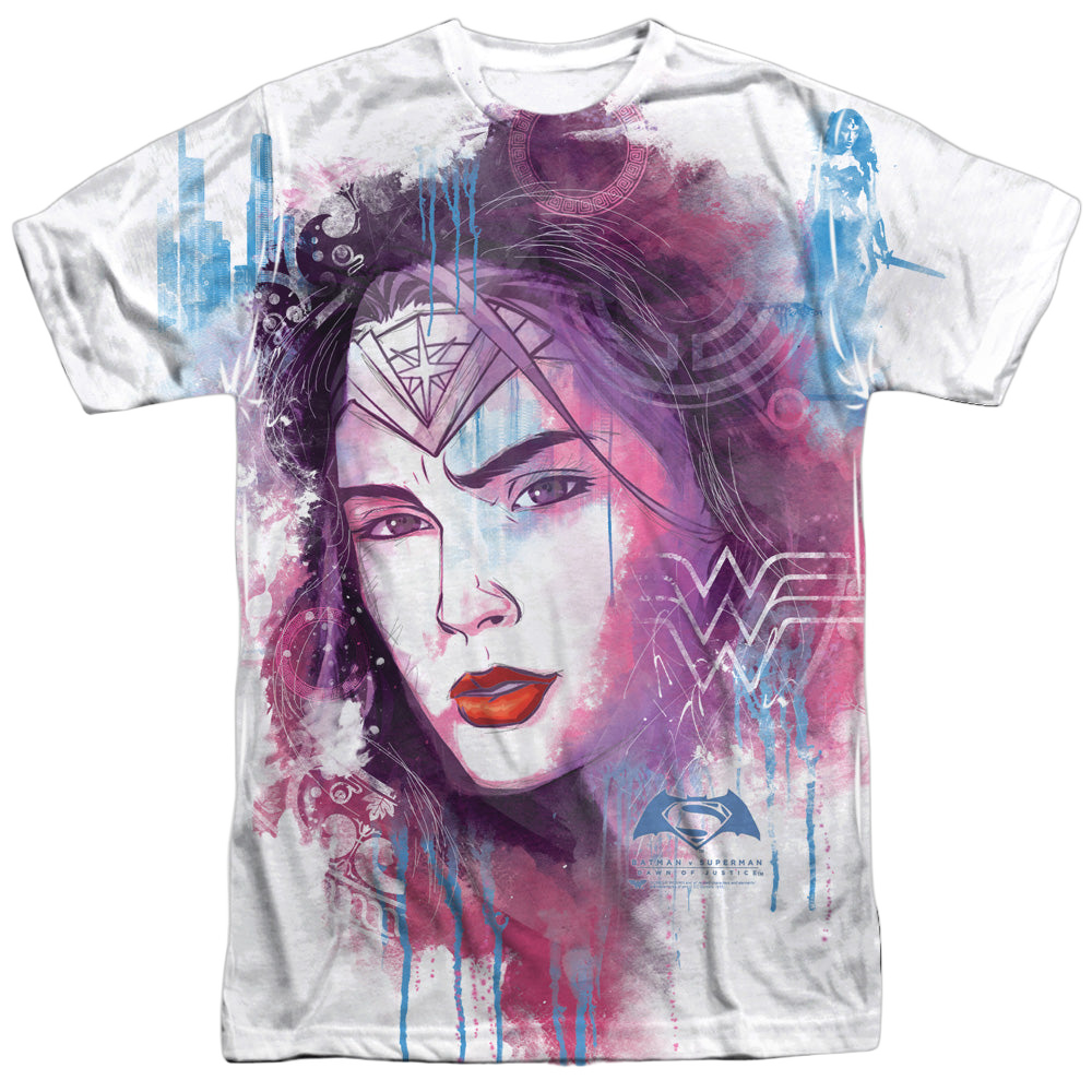 Batman v Superman Watercolor Wonder Sub - Men's All-Over Print T-Shirt