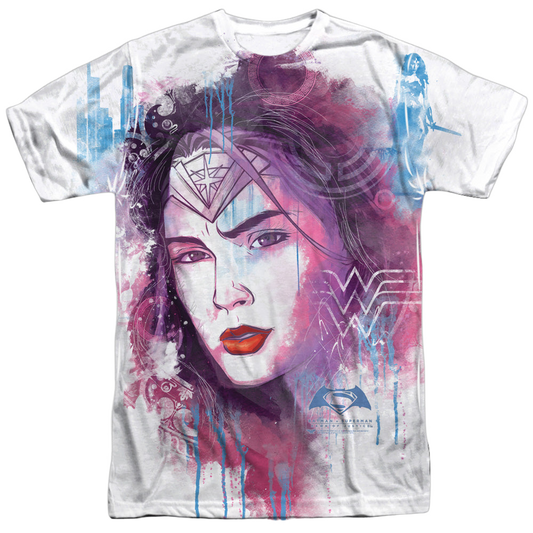 Batman v Superman Watercolor Wonder Sub - Men's All-Over Print T-Shirt