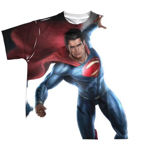 Batman v Superman Superman Light - Youth All-Over Print T-Shirt Style001