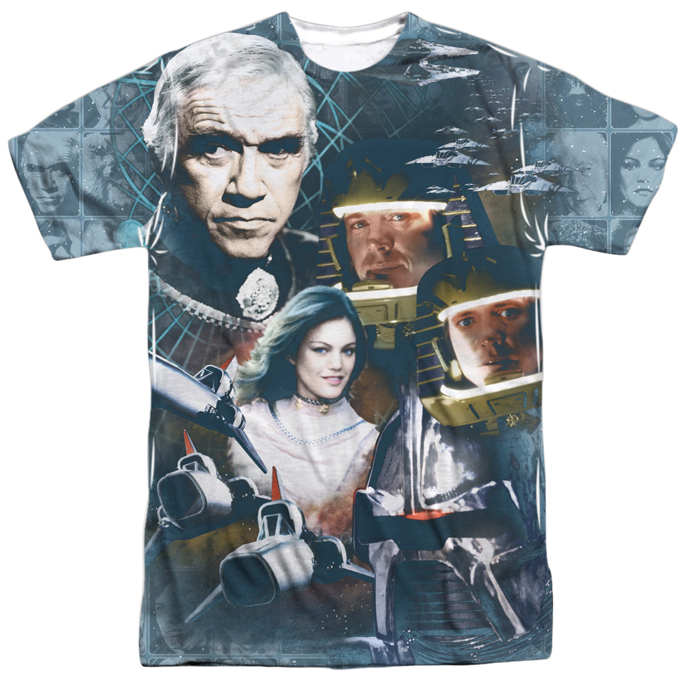 Battlestar Galactica (1978) Bsg(Classic) Battlestar Collage - Men's All-Over Print T-Shirt