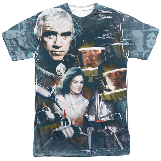 Battlestar Galactica (1978) Bsg(Classic) Battlestar Collage - Men's All-Over Print T-Shirt