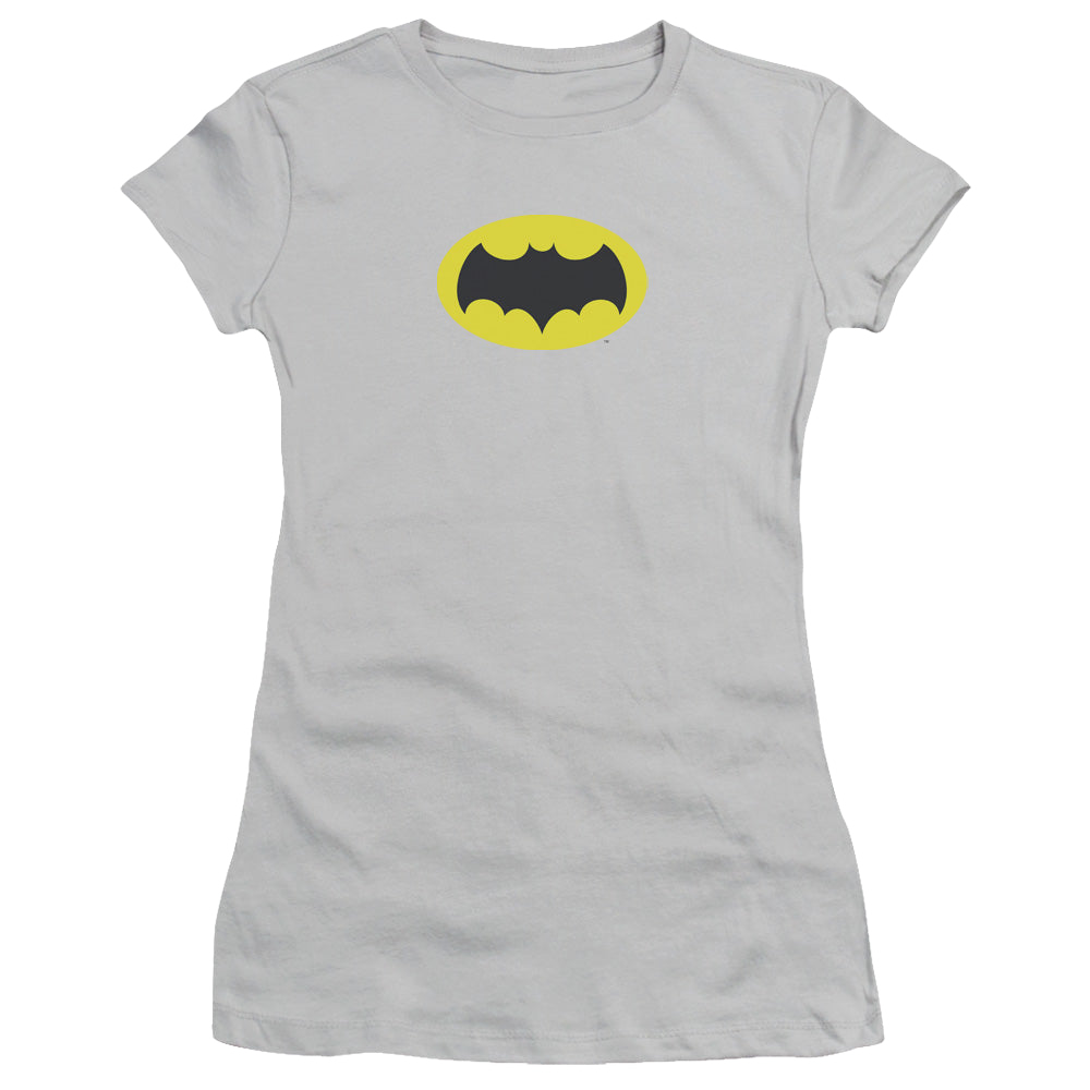 Batman Classic TV Series Chest Logo - Juniors T-Shirt