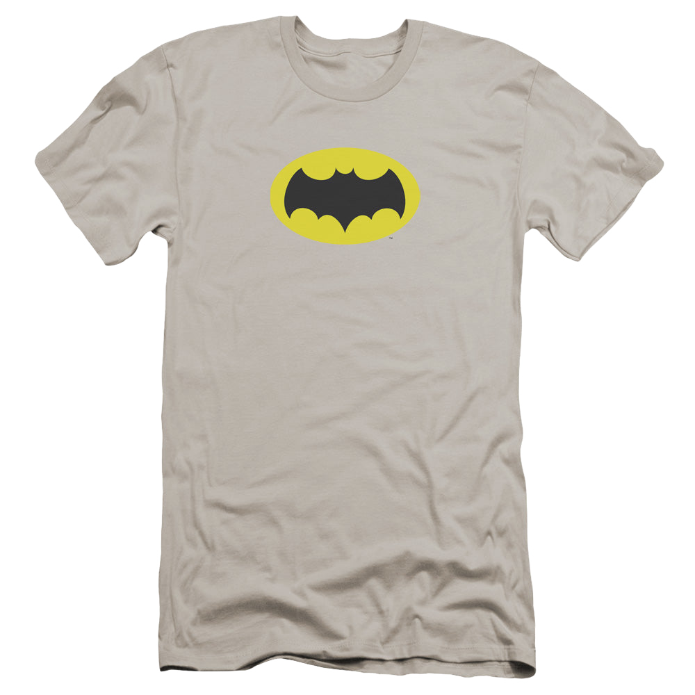 Batman Classic TV Series Chest Logo - Men's Premium Slim Fit T-Shirt