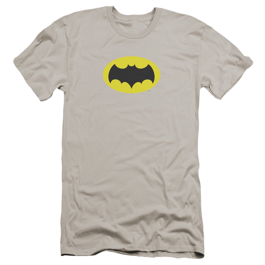 Batman Classic TV Series Chest Logo - Men's Premium Slim Fit T-Shirt