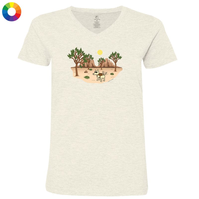 Joshua Tree - Ladies T-Shirt V-Neck