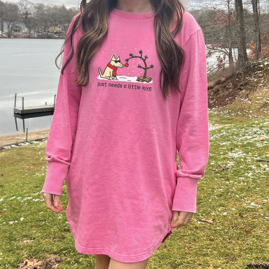 Just Needs a Little Love - Sweatshirt Dress