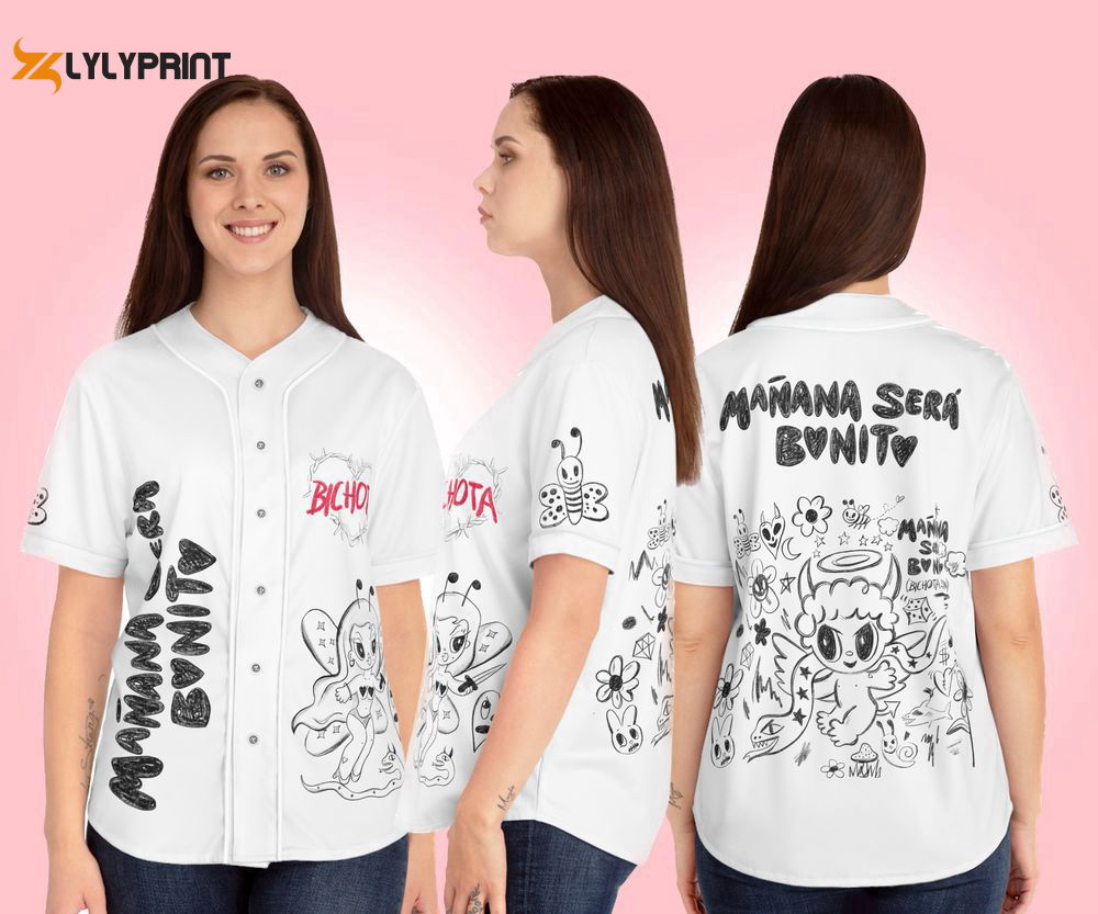 Karol G Baseball Jersey for Bichota Season Team, Manana Sera Bonito - lylyprint.com