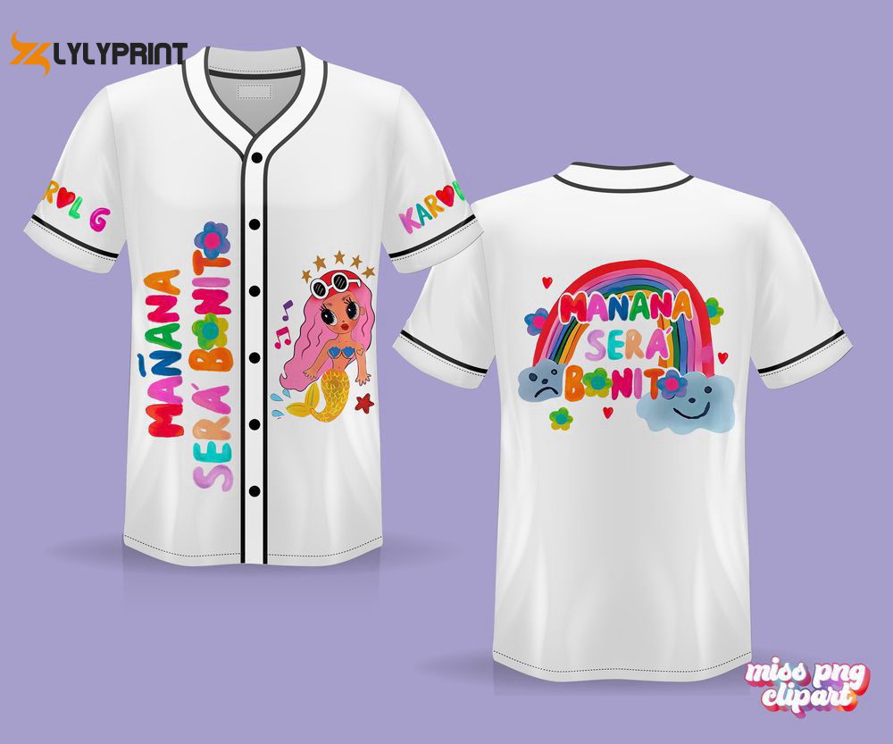 Karol G Baseball Jersey for Bichota Season Team - lylyprint.com