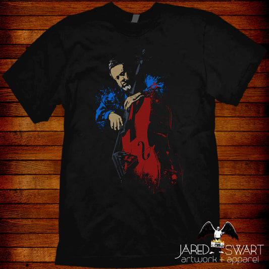 Charles Mingus T-shirt fine art styled design by Jared Swart