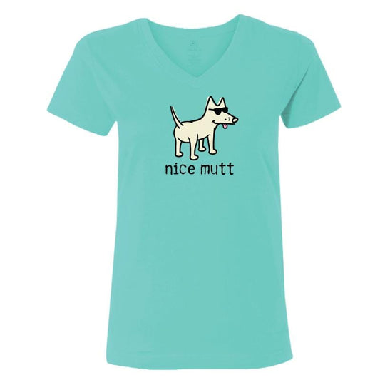 Nice Mutt - Ladies T-Shirt V-Neck