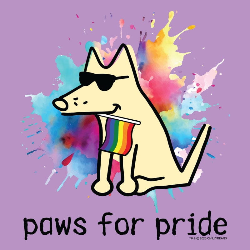Paws for Pride  - Ladies T-Shirt V-Neck