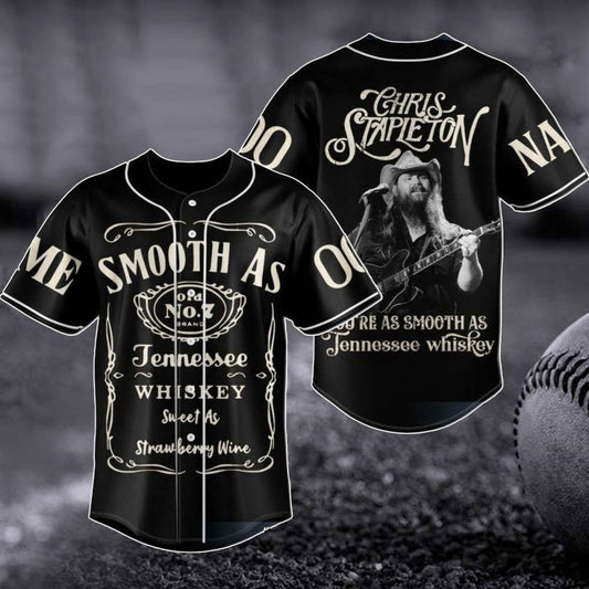 Personalized Chris Stapleton Baseball Jersey - All American Road Show 2023 Tour Merch - Gift for Country Music Fans - Aopprinter