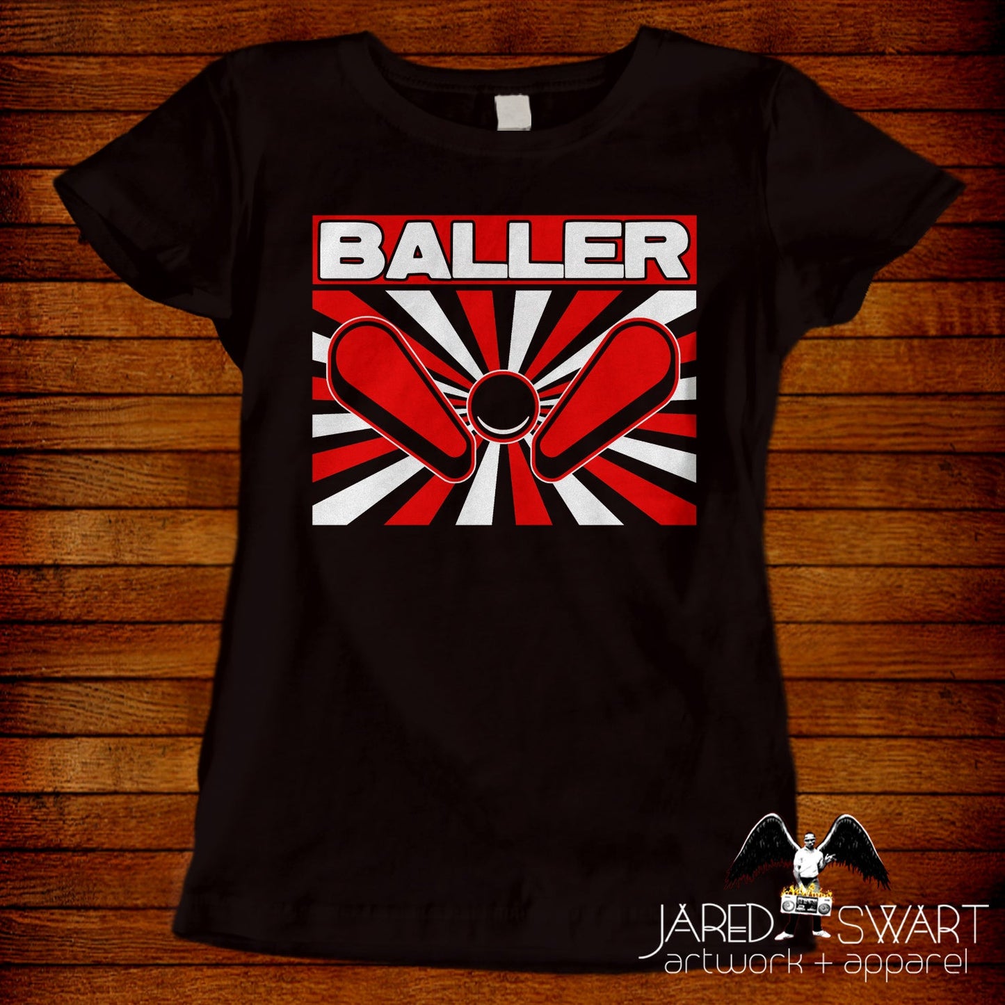 Pinball T-shirt Baller