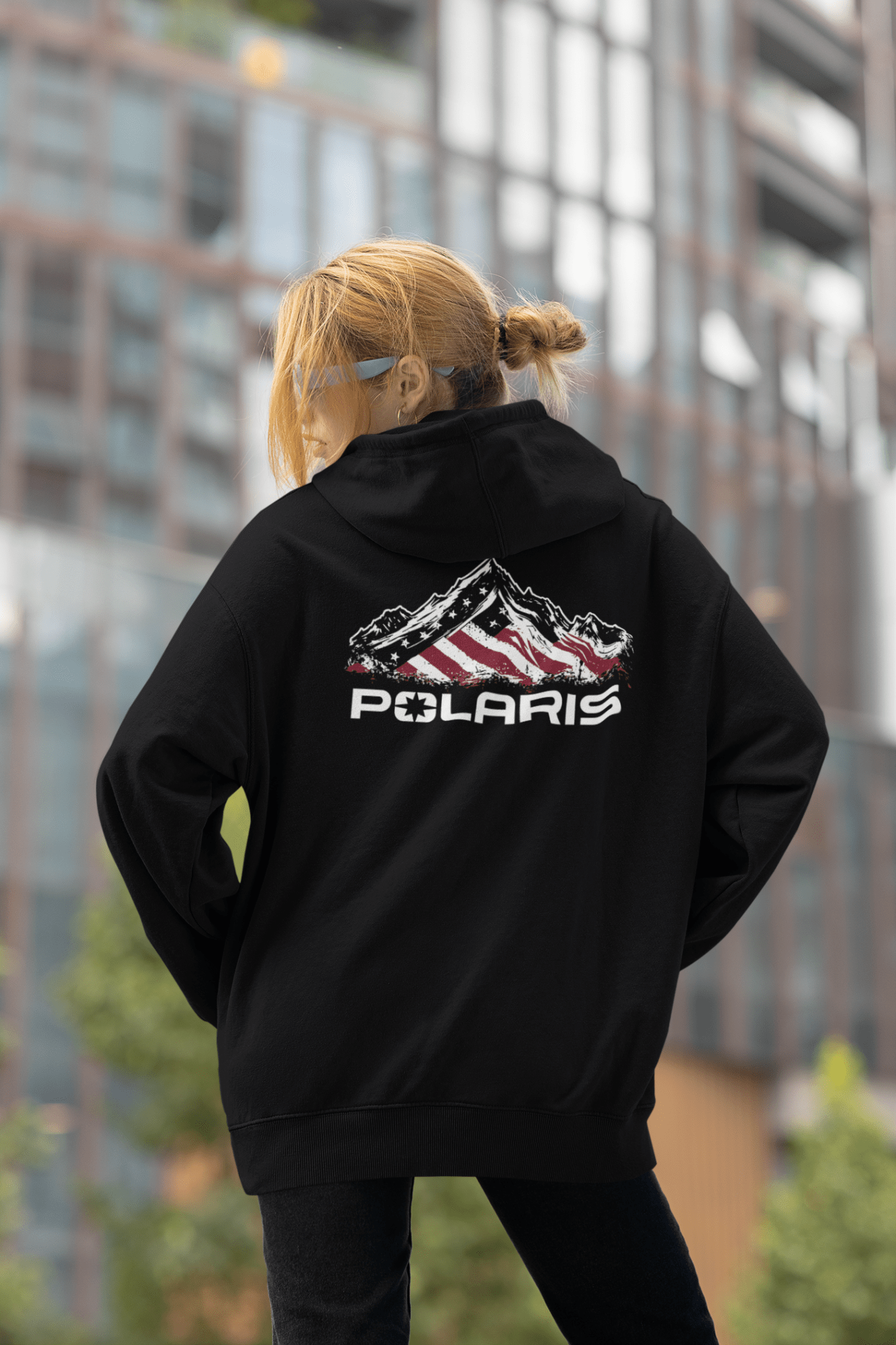 Polaris American Flag Zip-Up Hoodie