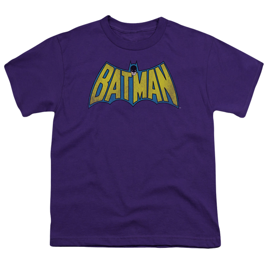 DC Batman Classic Batman Logo Distressed - Youth T-Shirt
