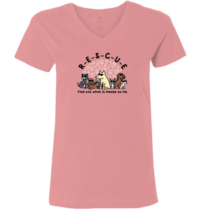 RESCUE - Ladies T-Shirt V-Neck
