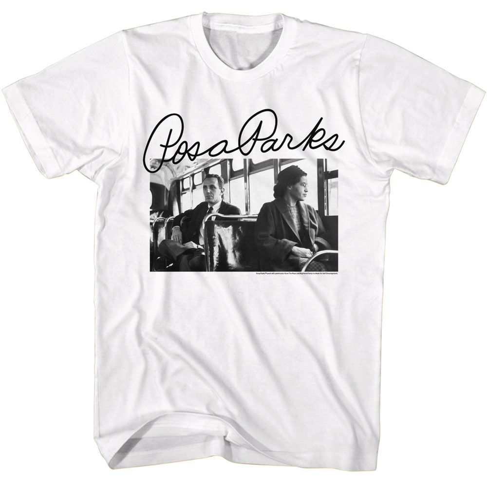 Rosa Parks - Photo And Signature T-Shirt