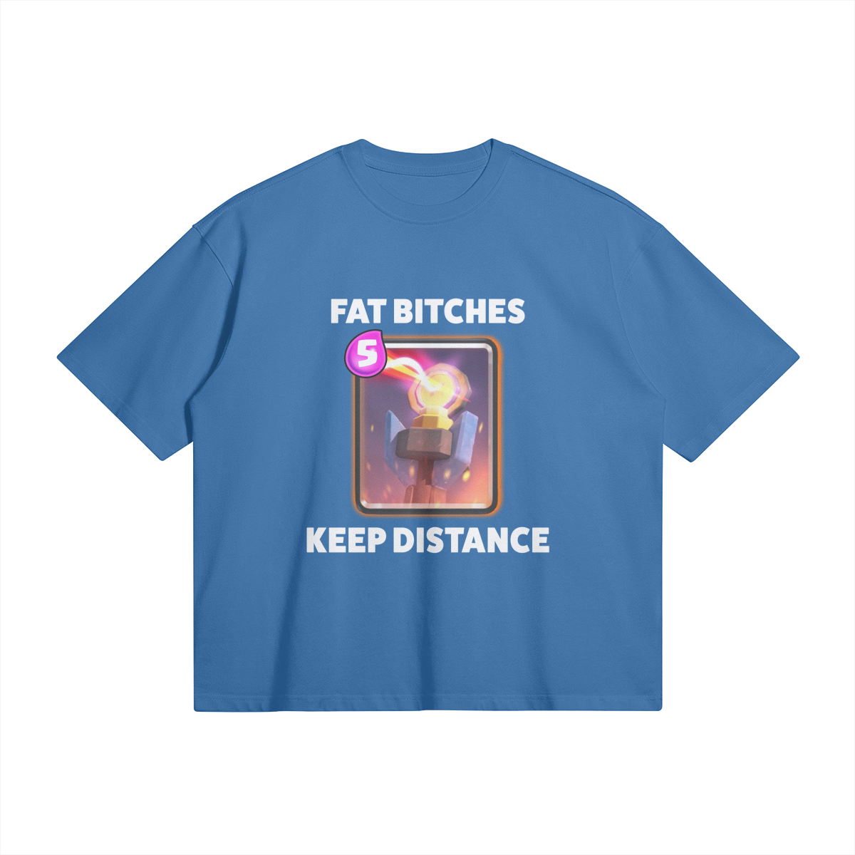 Fat Bitches Keep Distance Premium Boxy T-shirt