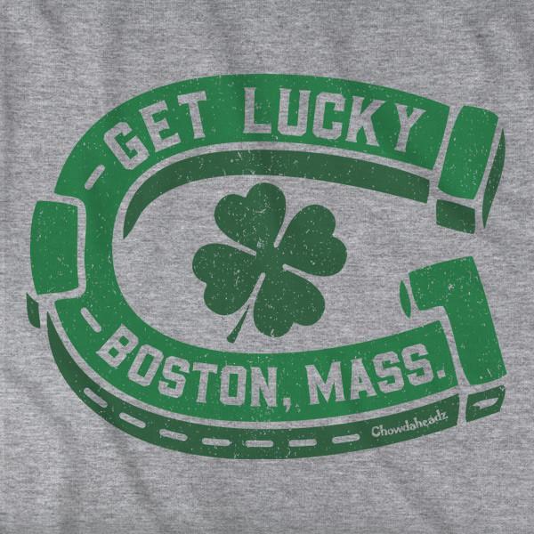 Get Lucky Boston Shamrock T-Shirt