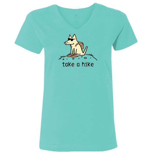 Take a Hike - Ladies T-Shirt V-Neck