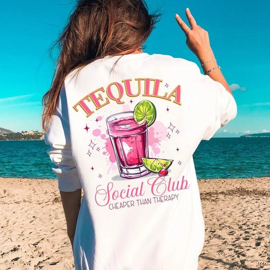 tequila T Shirt, tequila and lime Shirt, summer cocktail, lounge social, babes girl club bachelorette, party shiry