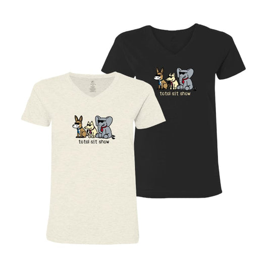Total Sit Show 2024 - Ladies T-Shirt V-Neck
