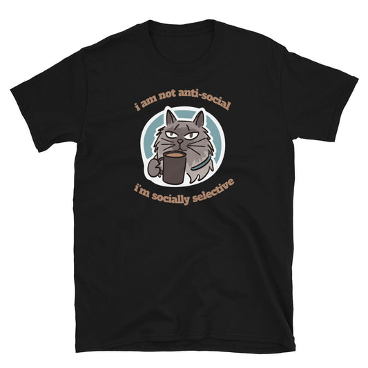 Socially Selective Cat T-Shirt
