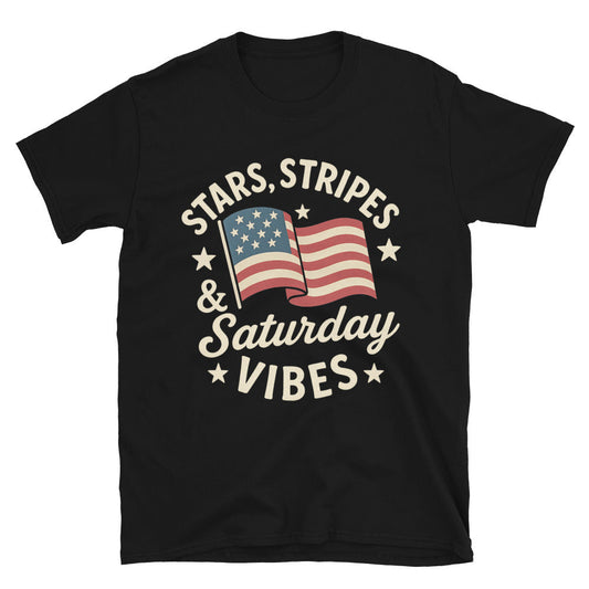 Stars, Stripes & Saturday Vibes T-Shirt