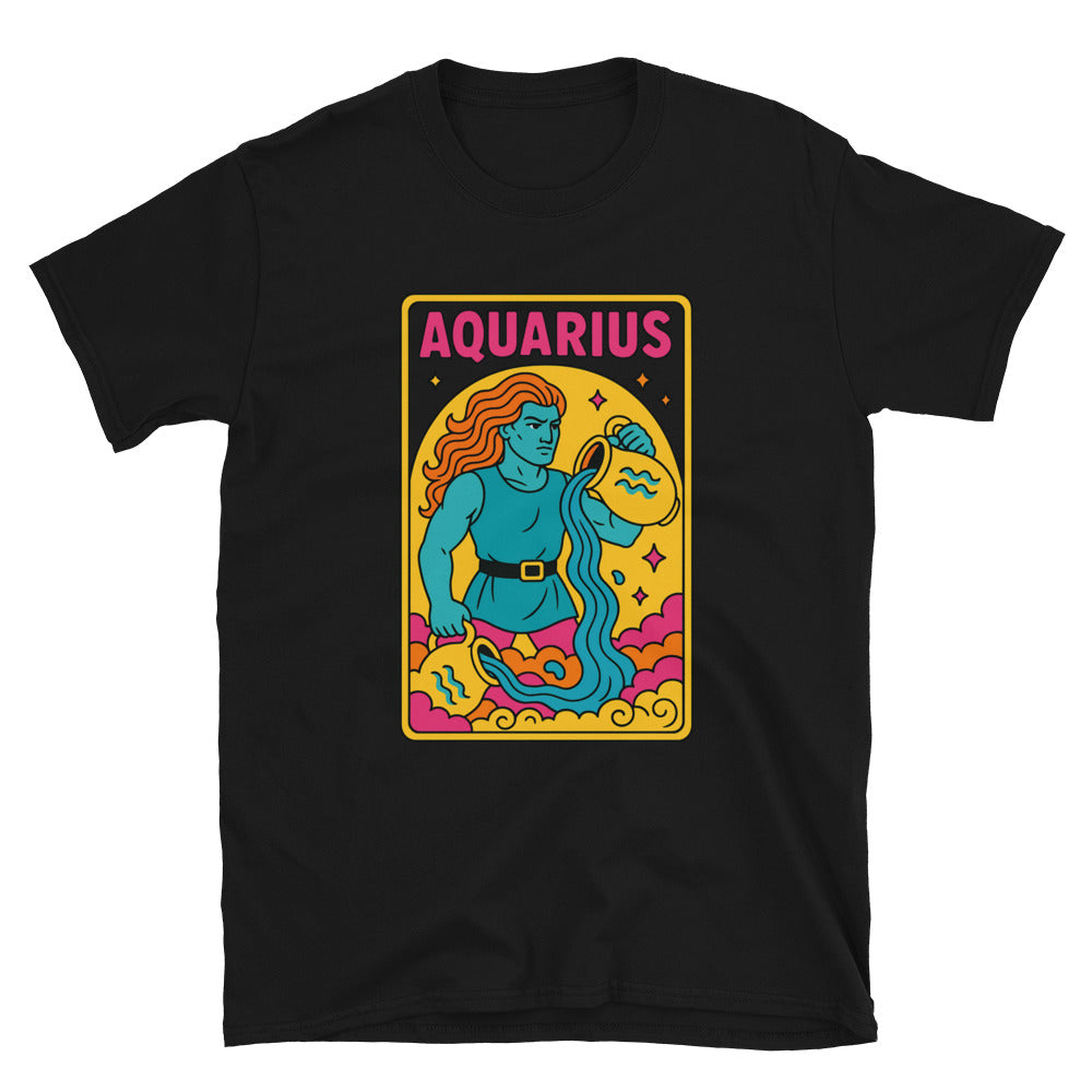 Aquarius Zodiac Sign T-Shirt