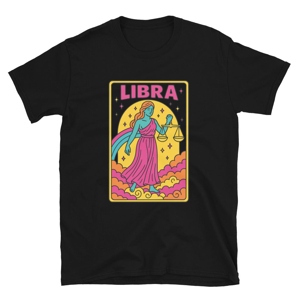 Libra Zodiac Art T-Shirt