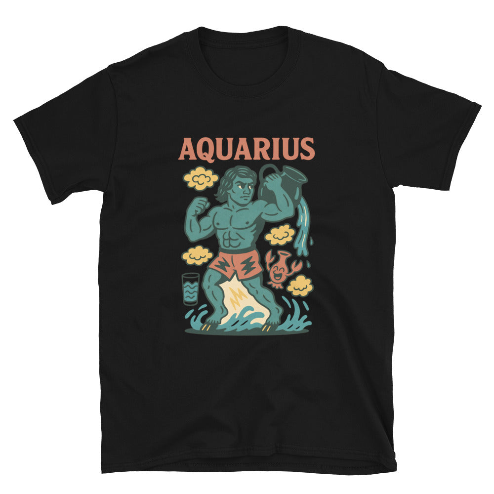 Aquarius Zodiac Sign T-Shirt Style001