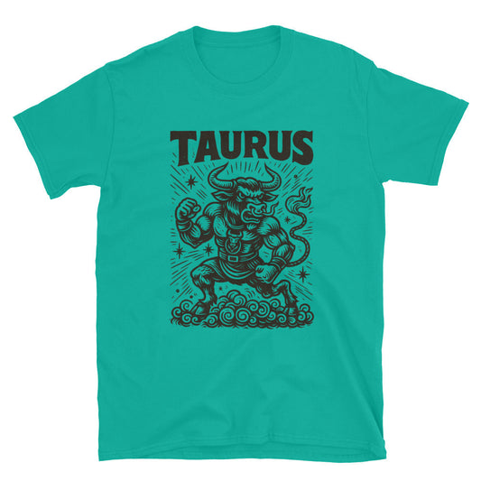 Taurus Zodiac Art T-Shirt
