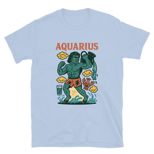 Aquarius Zodiac Sign T-Shirt Style001