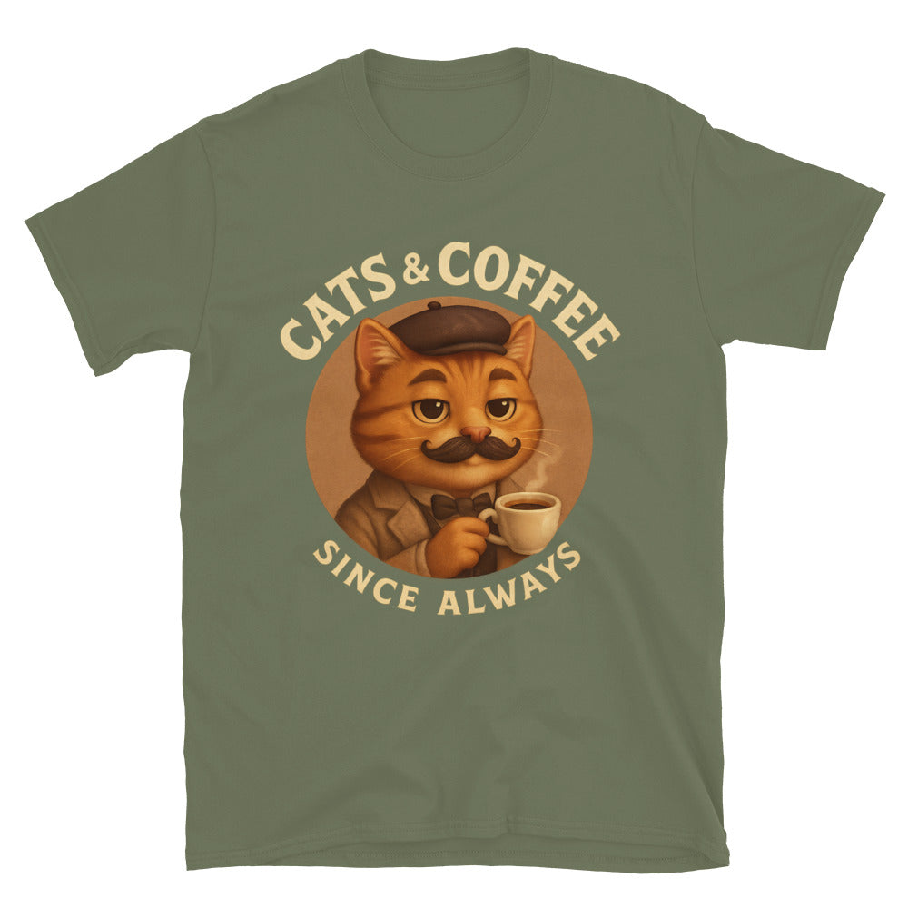 Cats & Coffee T-Shirt Style001