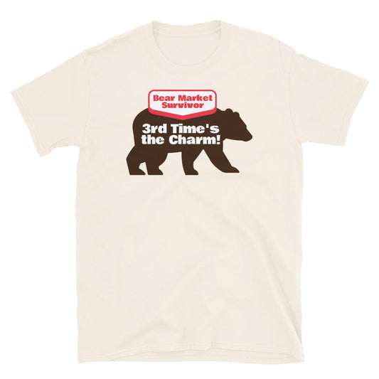 Bear Market Survivor Ã¢â‚¬â€œ 3rd Time's The Charm! T-Shirt