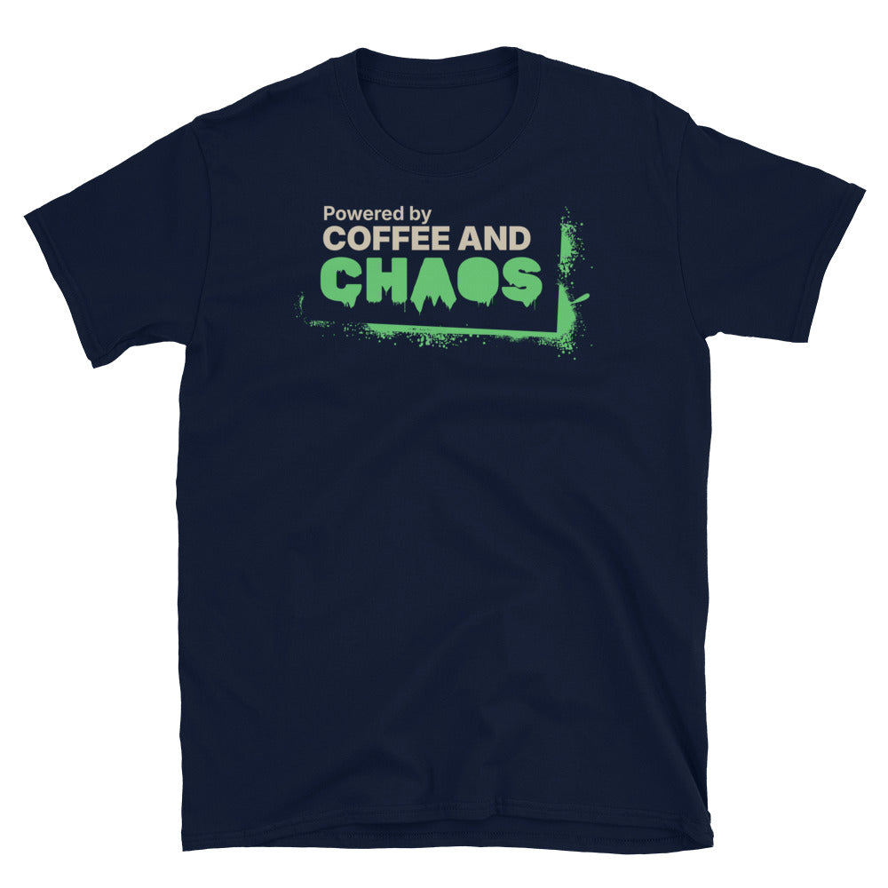 Powered By Coffee And Chaos T-Shirt