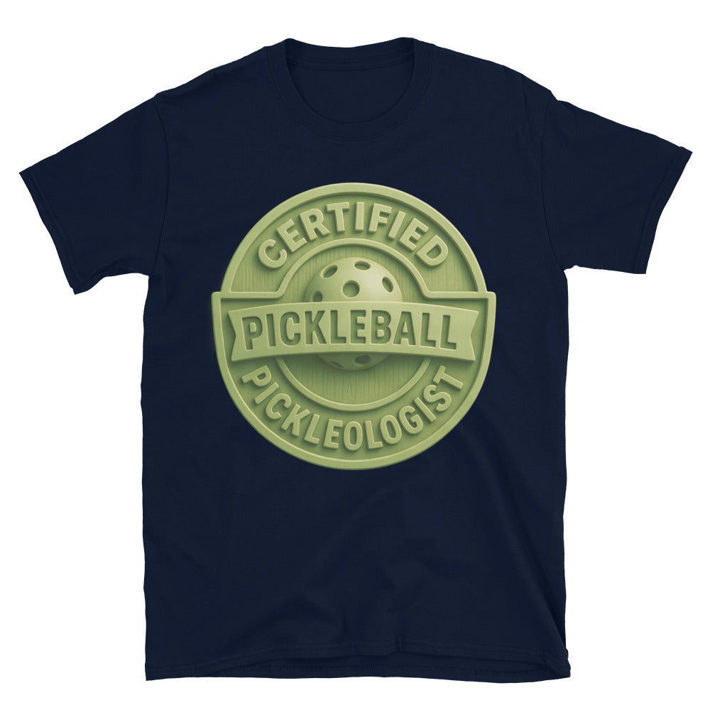 Certified Pickleball Pickleologist T-Shirt