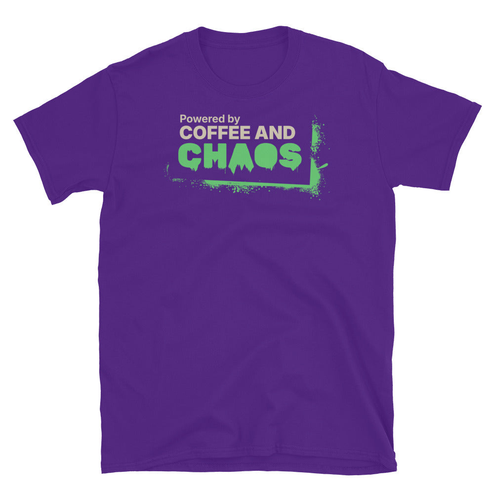 Powered By Coffee And Chaos T-Shirt