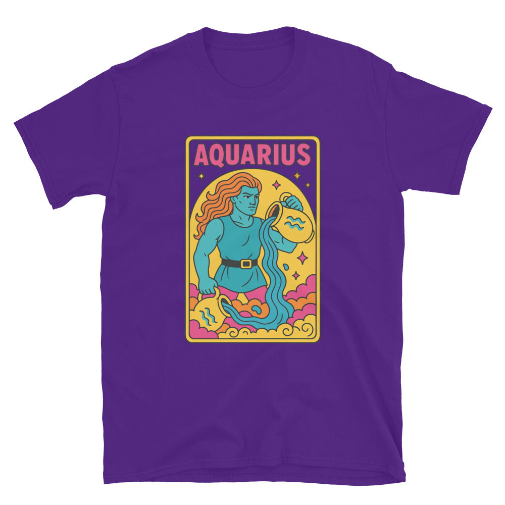 Aquarius Zodiac Sign T-Shirt