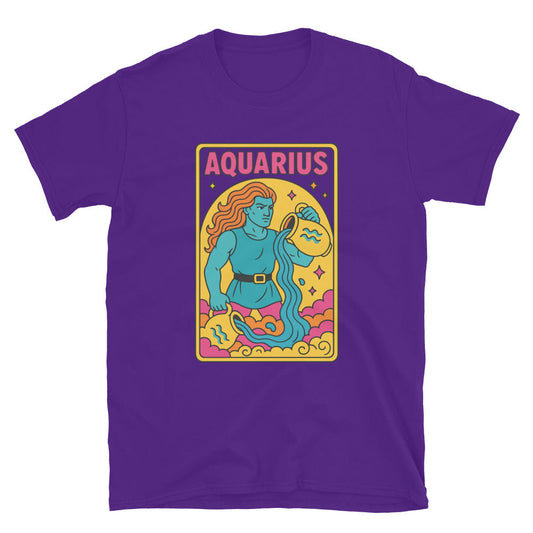Aquarius Zodiac Sign T-Shirt