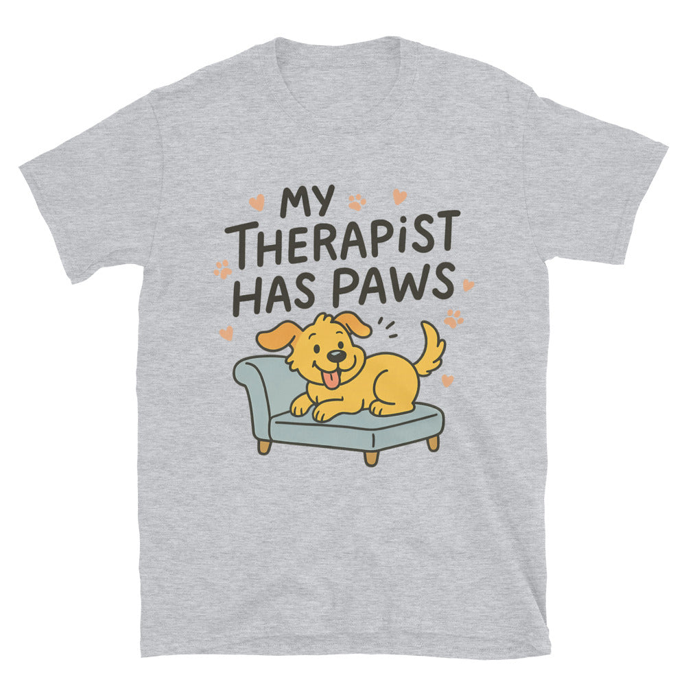 My Therapist Has Paws T-Shirt Style001