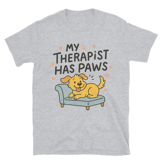 My Therapist Has Paws T-Shirt Style001