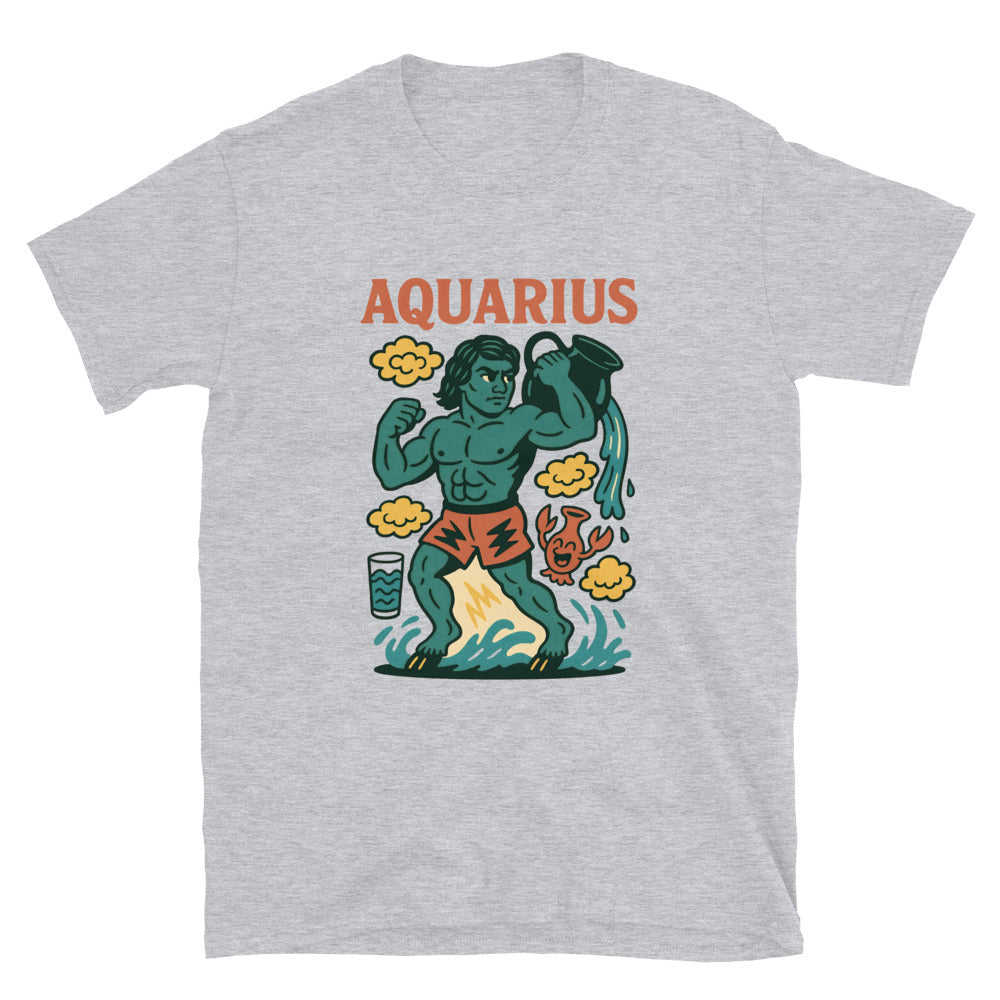 Aquarius Zodiac Sign T-Shirt Style001