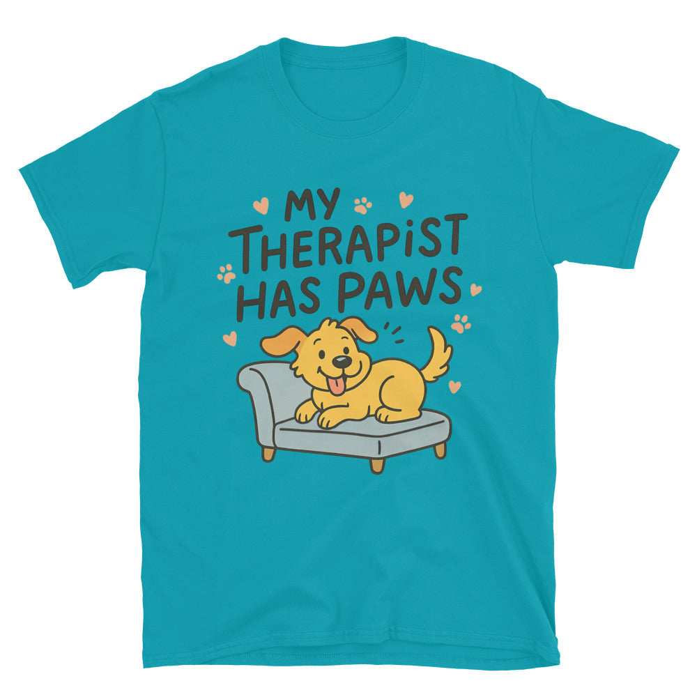 My Therapist Has Paws T-Shirt Style001