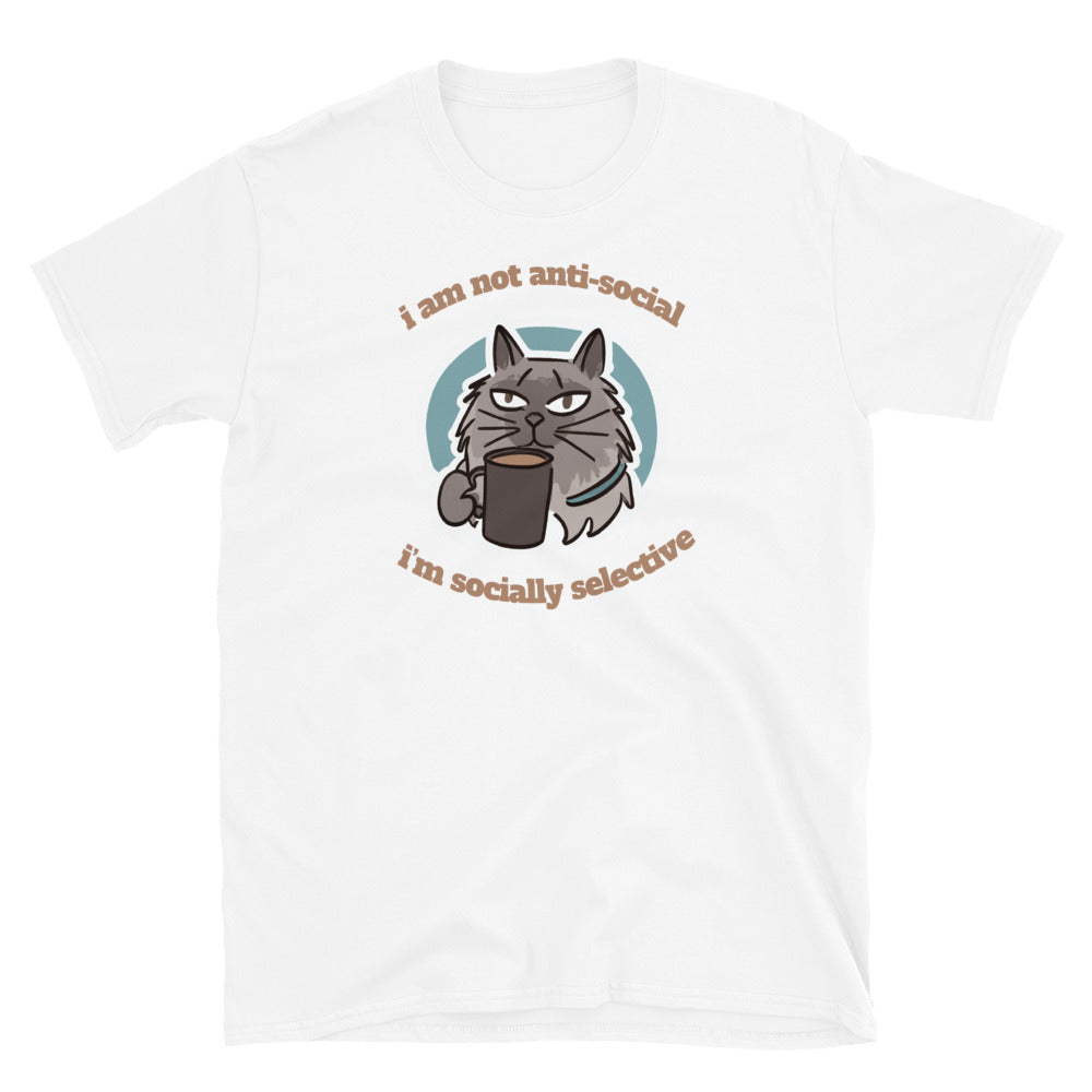 Socially Selective Cat T-Shirt