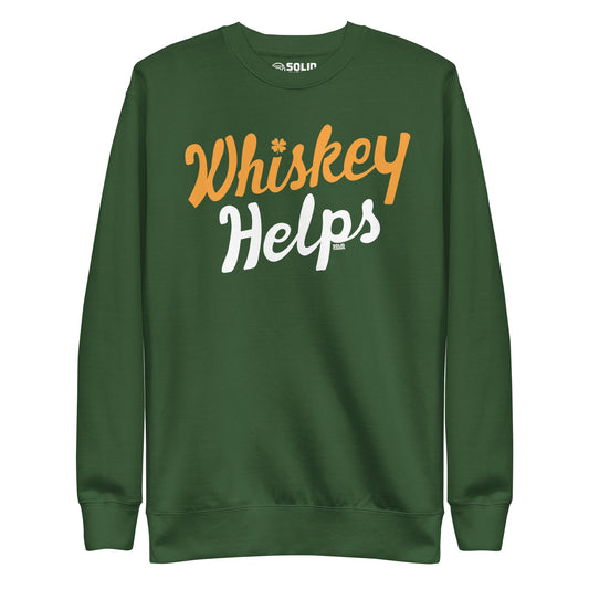 Unisex Irish Whiskey Helps Classic Fleece Sweatshirt