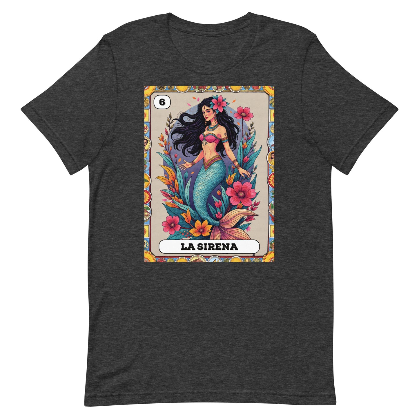 La Sirena Mexican Loteria T-shirt