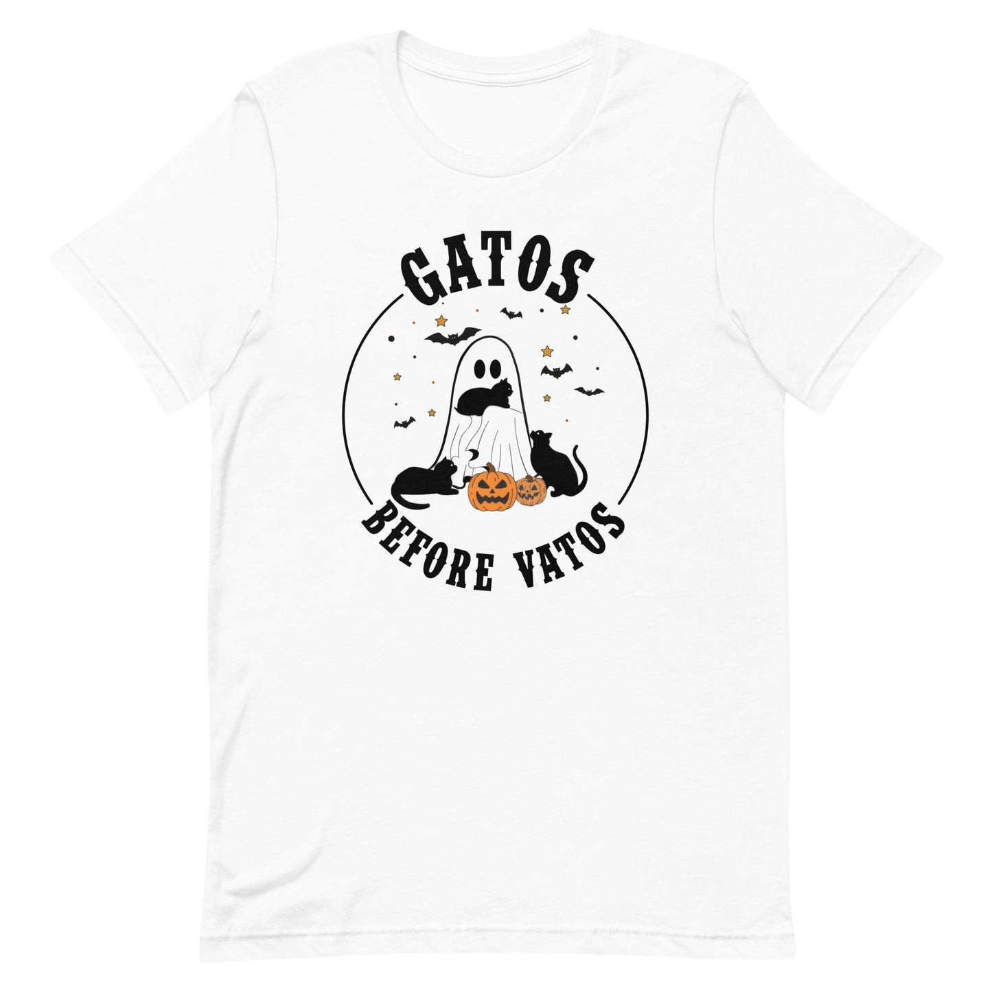 Gatos Before Vatos Halloween Unisex t-shirt