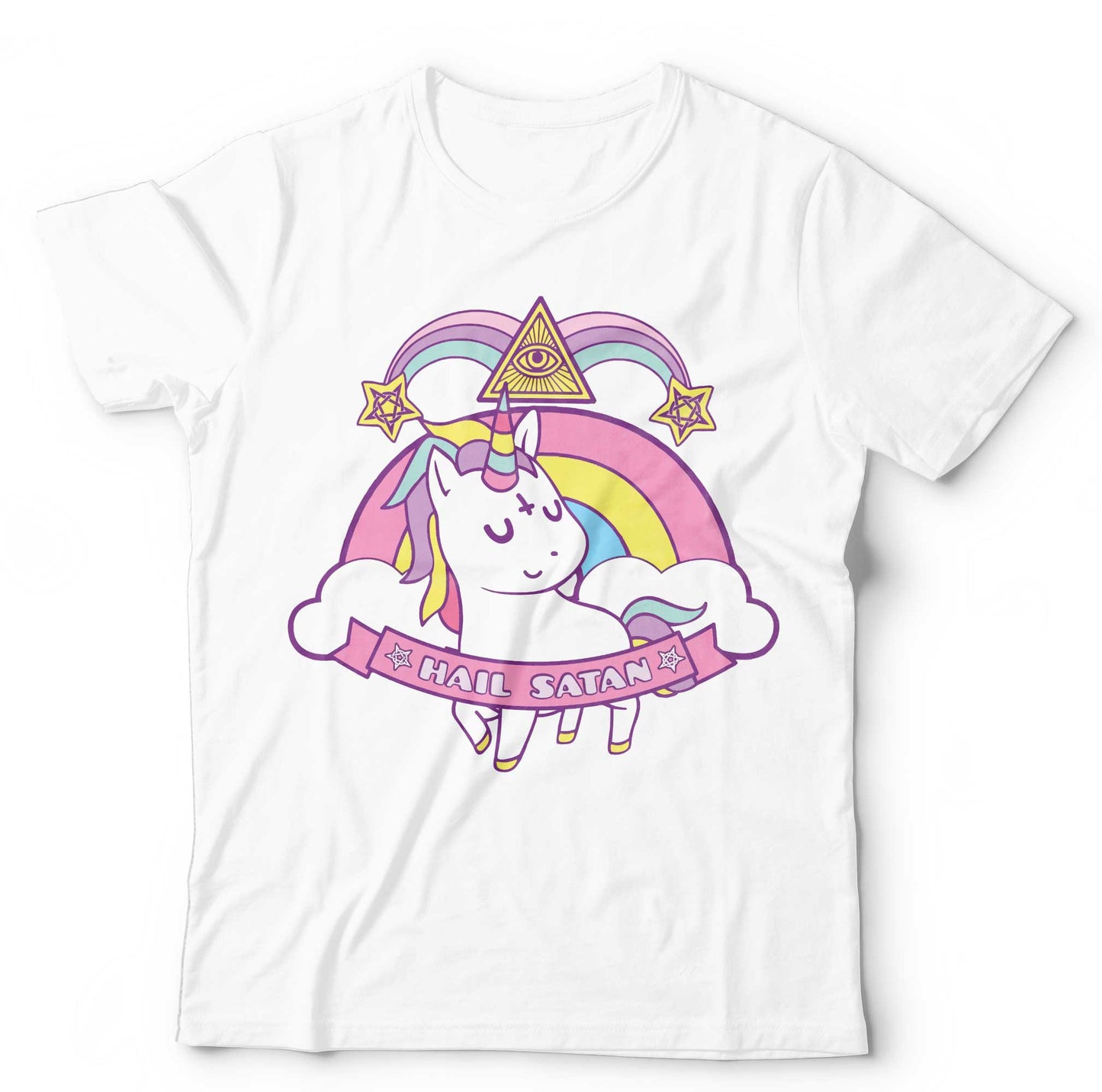 Hail Satan 3 Rainbow Unisex T-Shirt